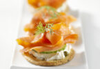 Photo de la recette : Recette de canapés au saumon