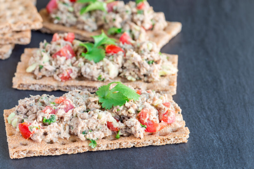 Photo de la recette : Recette canapés thon tomates