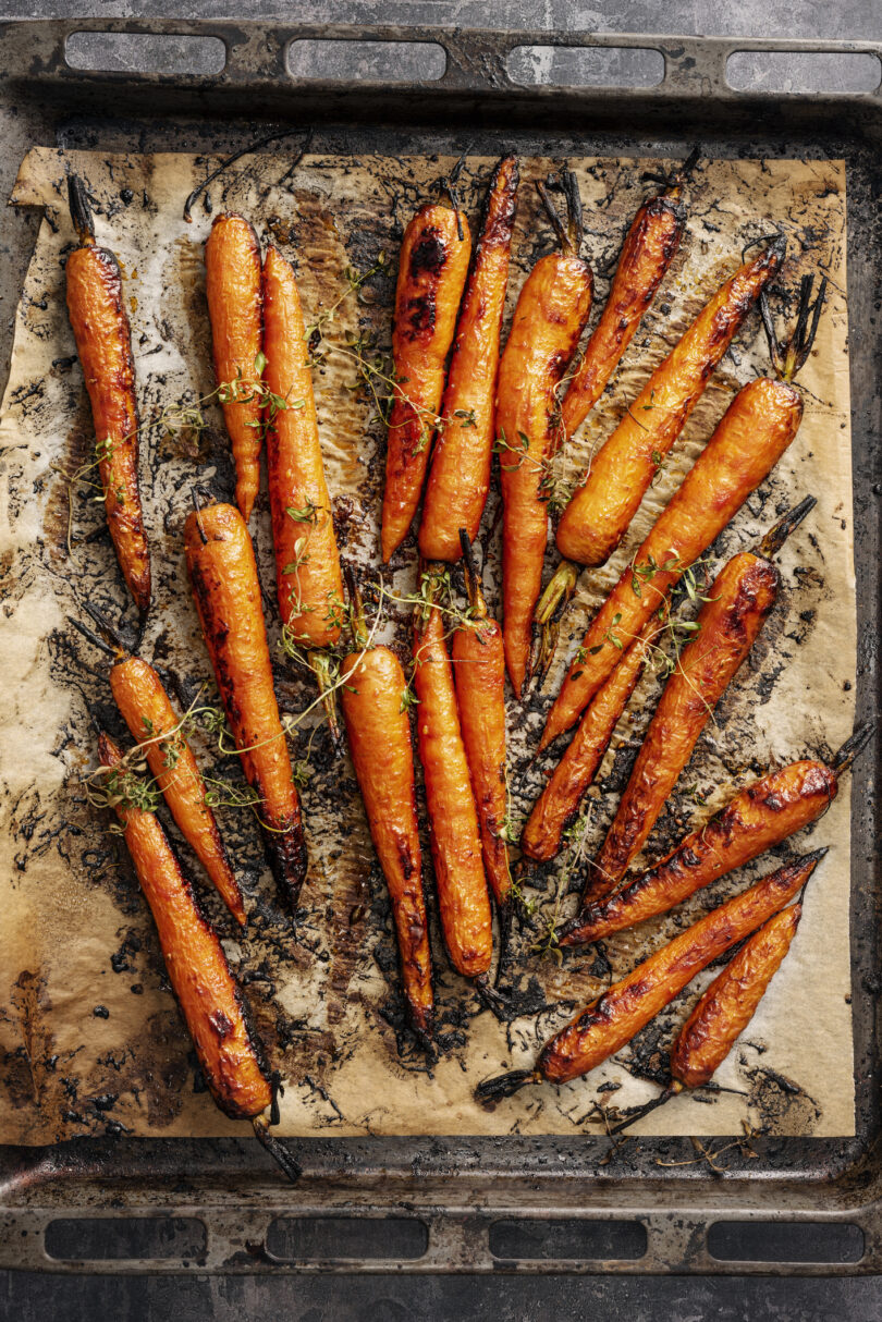 Photo de la recette : Recette carottes rôties au four