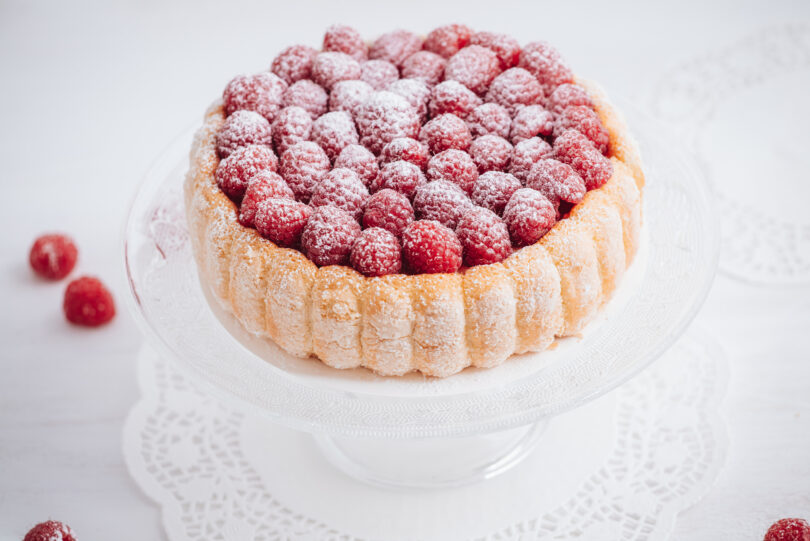 Photo de la recette : Recette charlotte framboise facile