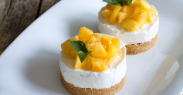Photo de la recette : Recette cheesecake à la pêche