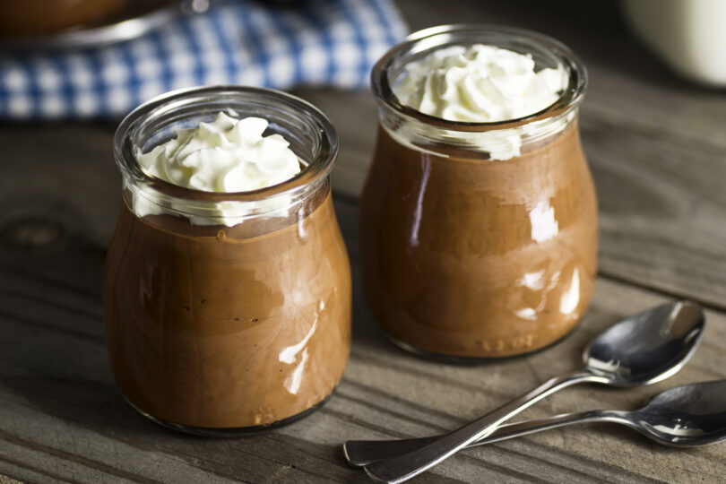 Photo de la recette : Recette crème au chocolat avec crème fouettée