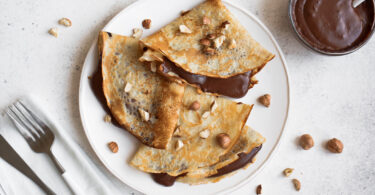 Photo de la recette : Recette crêpes chocolat noisette