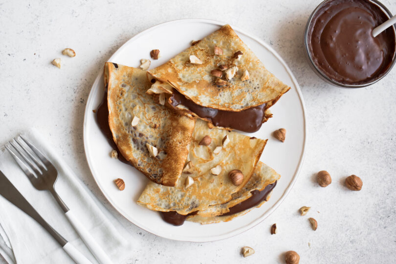 Photo de la recette : Recette crêpes chocolat noisette