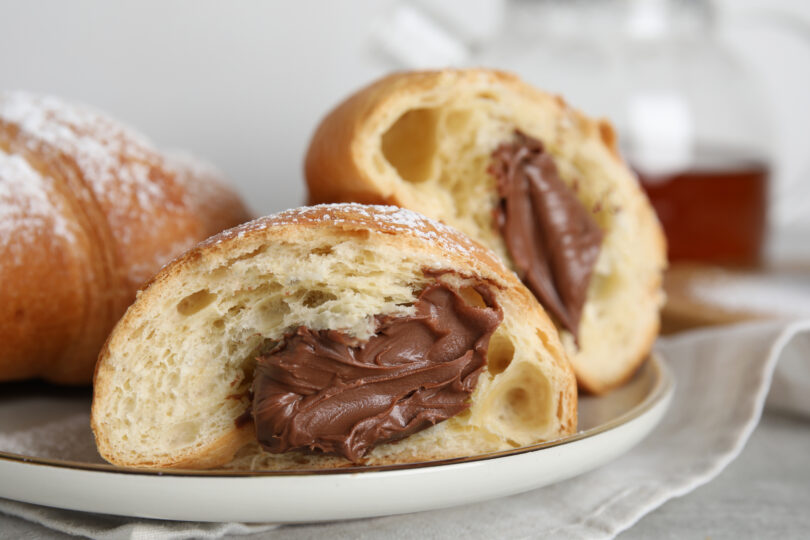 Photo de la recette : Recette croissant fourré au chocolat