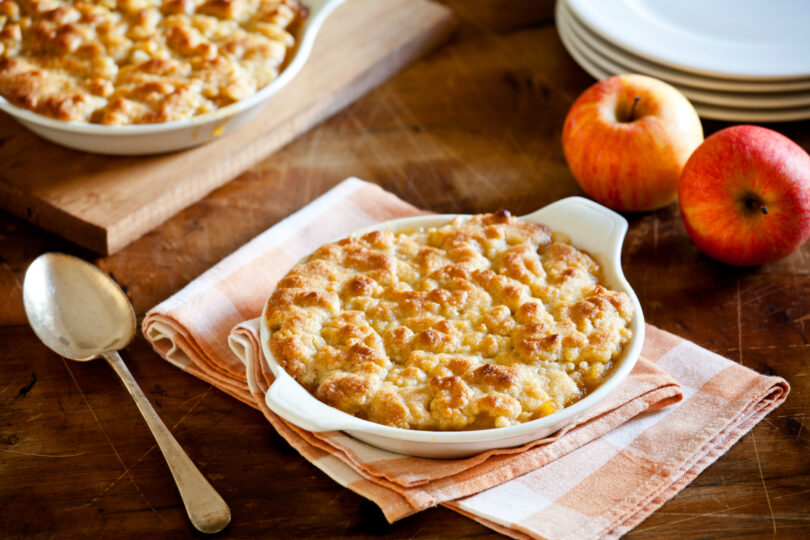 Photo de la recette : Recette crumble aux pommes maison