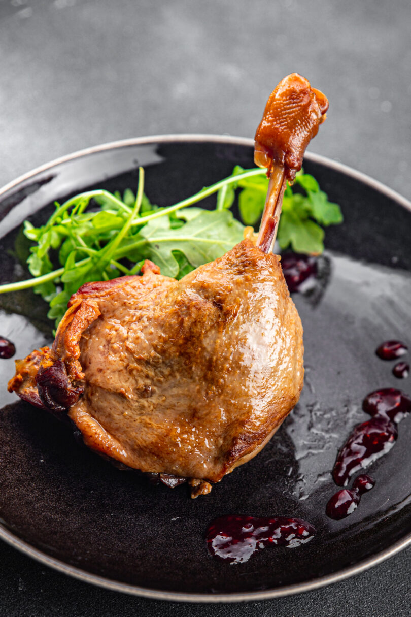 Photo de la recette : Recette cuisses de canard confites aux baies