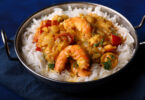 Photo de la recette : Recette curry de crevette avec riz basmati