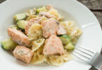 Photo de la recette : Recette farfales au saumon