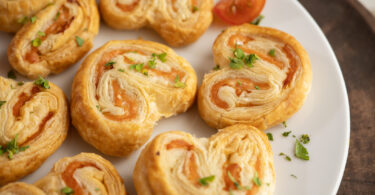Photo de la recette : Recette feuilletés saumon au fromage