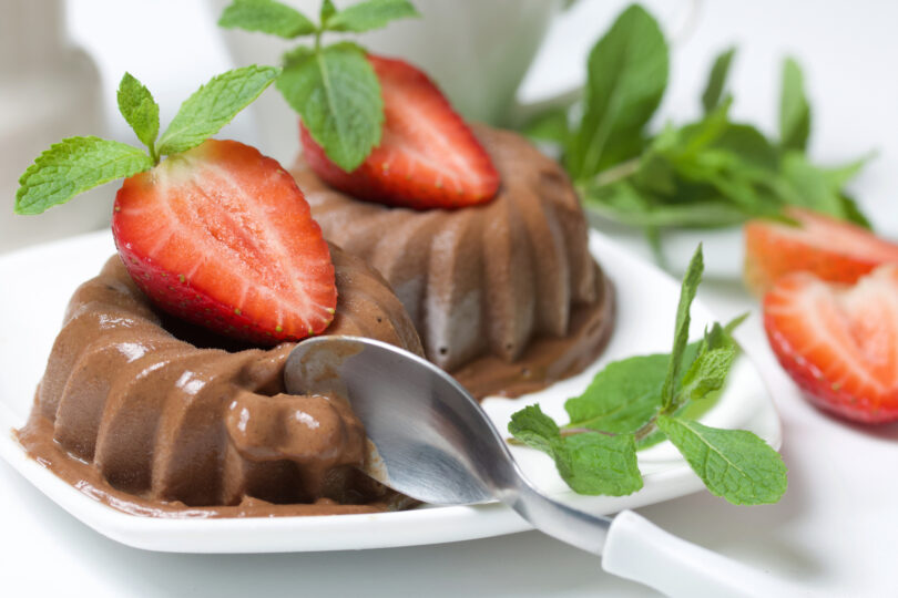 Photo de la recette : Recette flan au chocolat