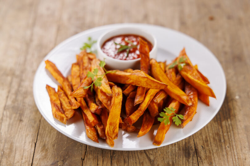 Photo de la recette : Frites de patate douce croustillantes et légères