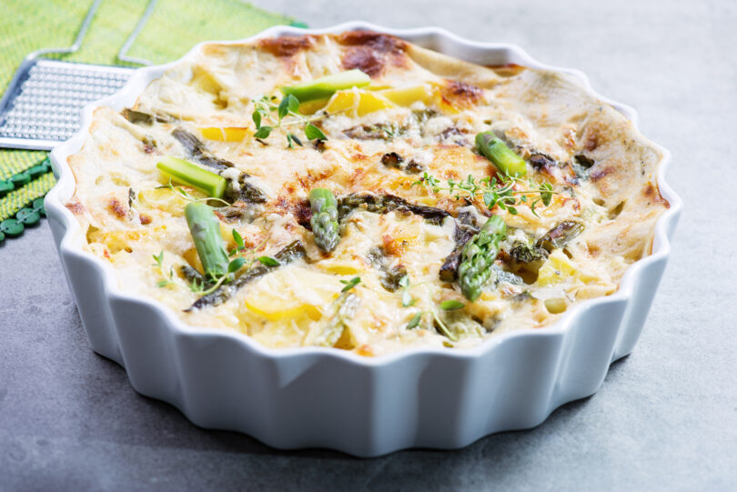 Photo de la recette : Recette frittata aux asperges vertes