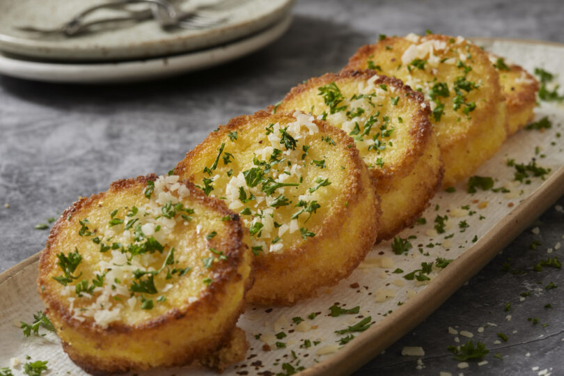 Photo de la recette : Recette galettes de polenta croustillante