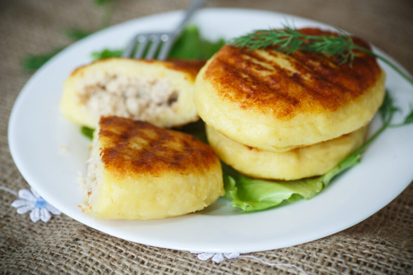 Photo de la recette : Recette galette de pomme de terre farcie à la viande