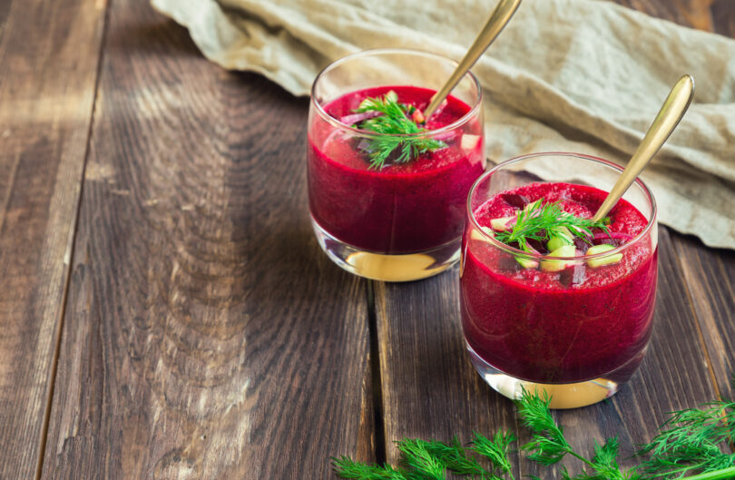 Photo de la recette : Recette gaspacho de betteraves
