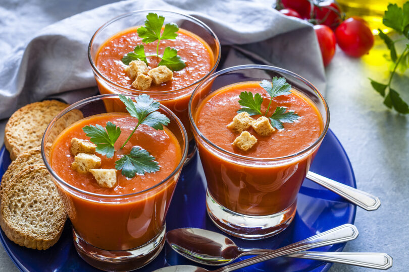 Photo de la recette : Recette gaspacho espagnol traditionnel