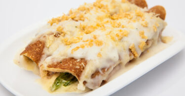 Photo de la recette : Recette de gratin de crêpes au asperges et quinoa à la sauce blanche