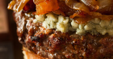 Photo de la recette : Recette hamburger au fromage bleue