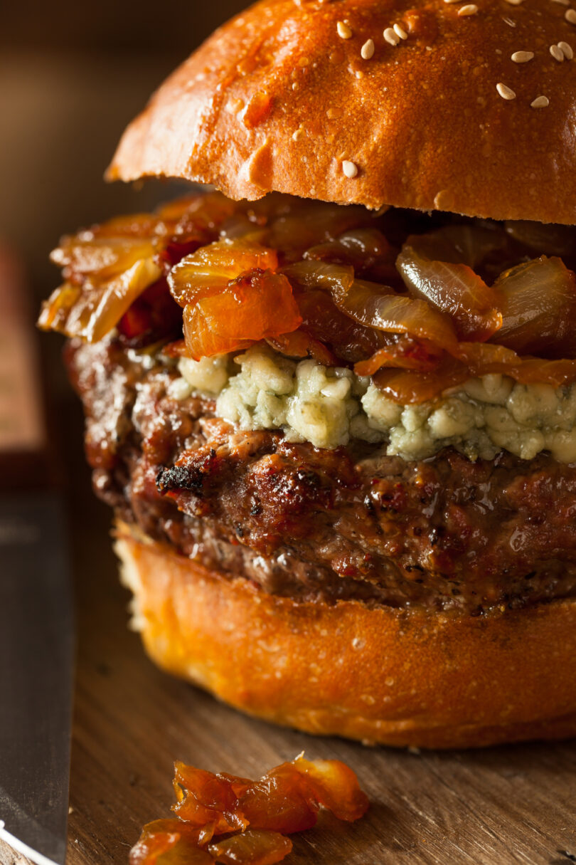Photo de la recette : Recette hamburger au fromage bleue