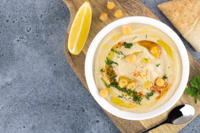 Photo de la recette : Recette houmous aux pois chiche et huile d'olive