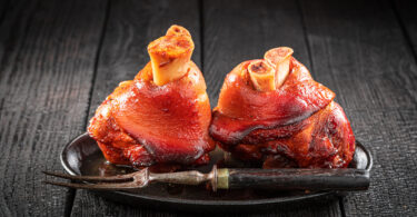 Photo de la recette : recette jarrets de jambon braisé