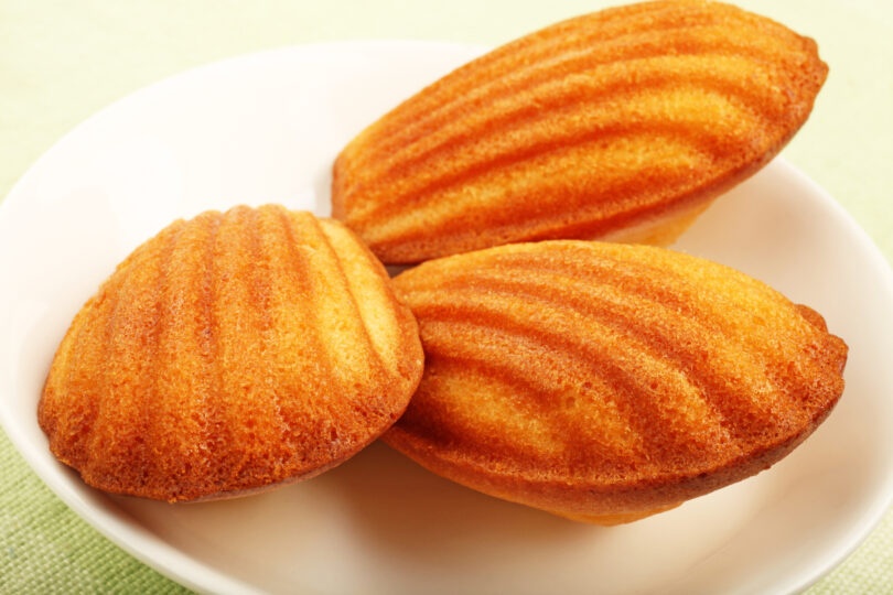Photo de la recette : Madeleine au beurre maison