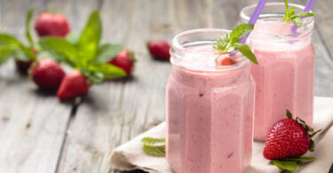 Photo de la recette : Recette milk-shake à la fraise