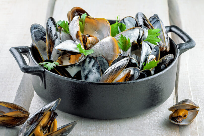 Photo de la recette : Recette moules à la crème