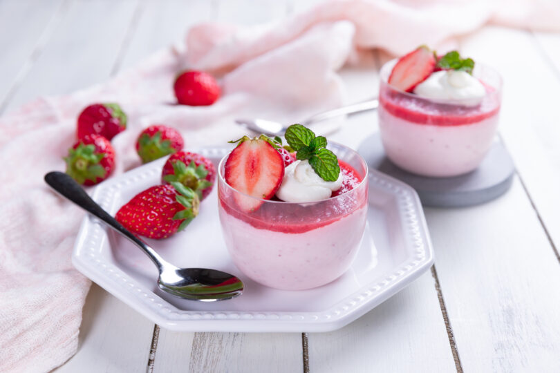 Photo de la recette : Recette mousse aux fraises