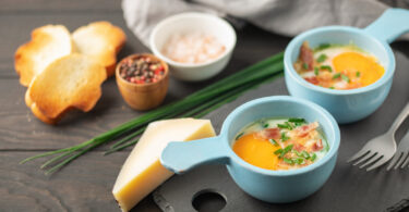 Photo de la recette : Recette oeuf cocotte au bacon