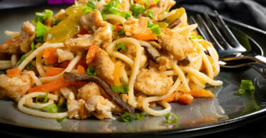 Photo de la recette : Recette Pad Thaï au poulet