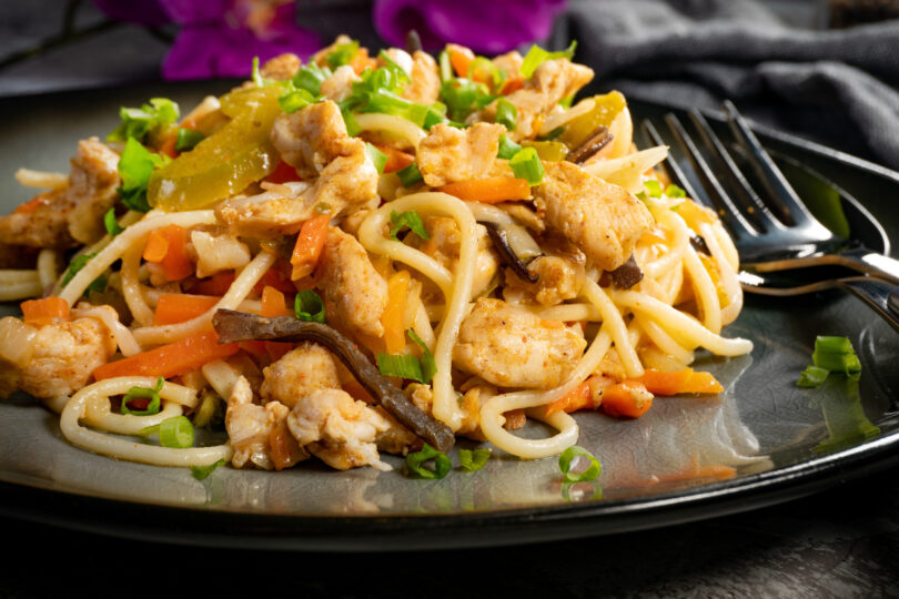 Photo de la recette : Recette Pad Thaï au poulet