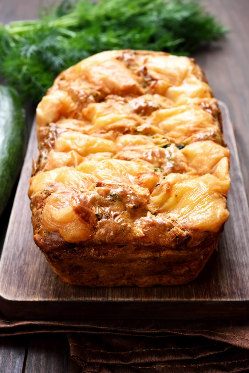 Photo de la recette : Recette pain de légumes aux courgettes carottes et fromage