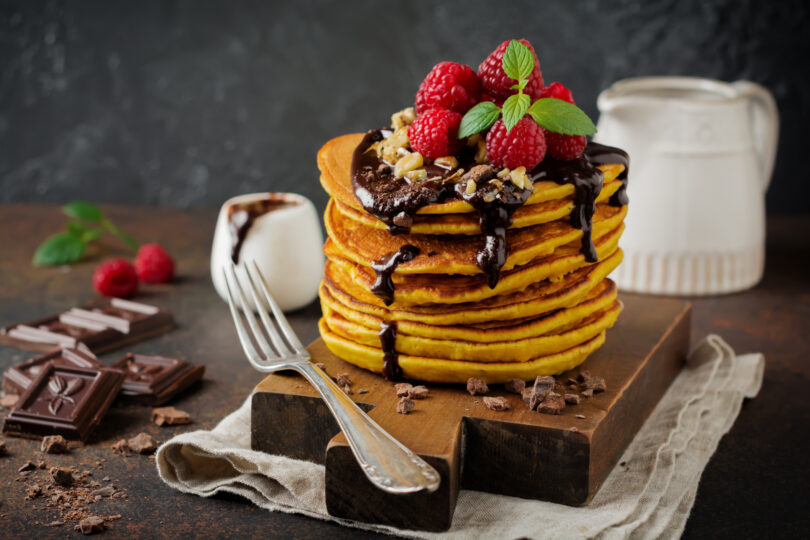 Photo de la recette : Recette pancakes chocolat