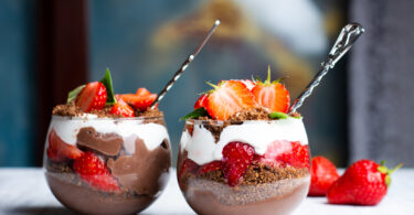 Photo de la recette : Recette parfait fraise et chocolat