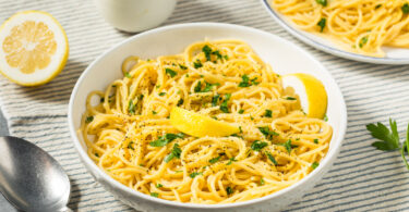 Photo de la recette : Recette pâtes italiennes au citron et poivre