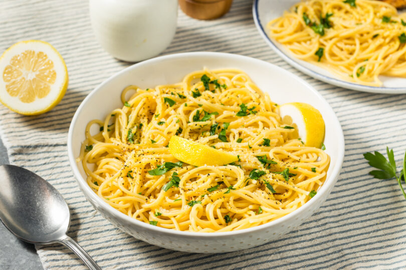 Photo de la recette : Recette pâtes italiennes au citron et poivre