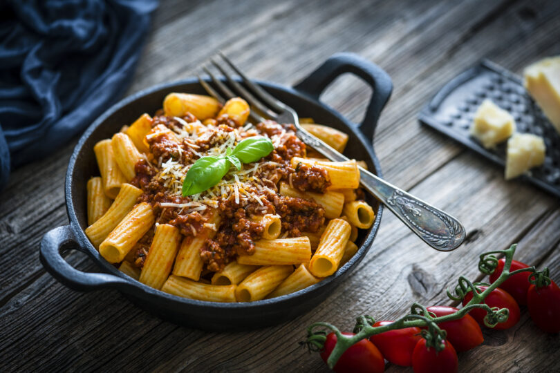 Photo de la recette : Recette rigatonis à la Bolognaise