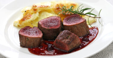 Photo de la recette : Recette pavés de cerf