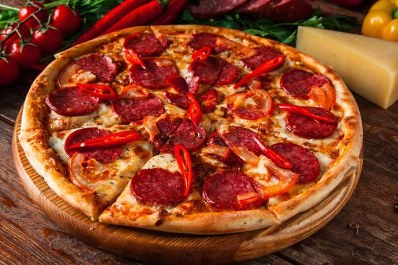 Photo de la recette : Recette pizza calabraise