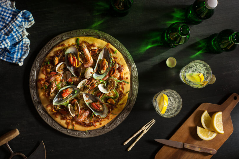 Photo de la recette : Recette pizza aux fruits de mer