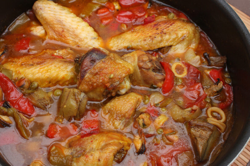 Photo de la recette : Recette poulet basquaise facile