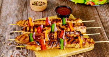 Photo de la recette : Recette brochettes de poulet grillé