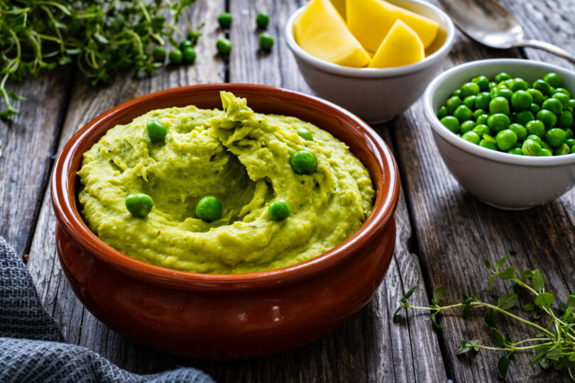Photo de la recette : Recette purée de pomme de terre aux petits pois