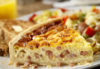 Photo de la recette : Recette quiche au jambon et fromage