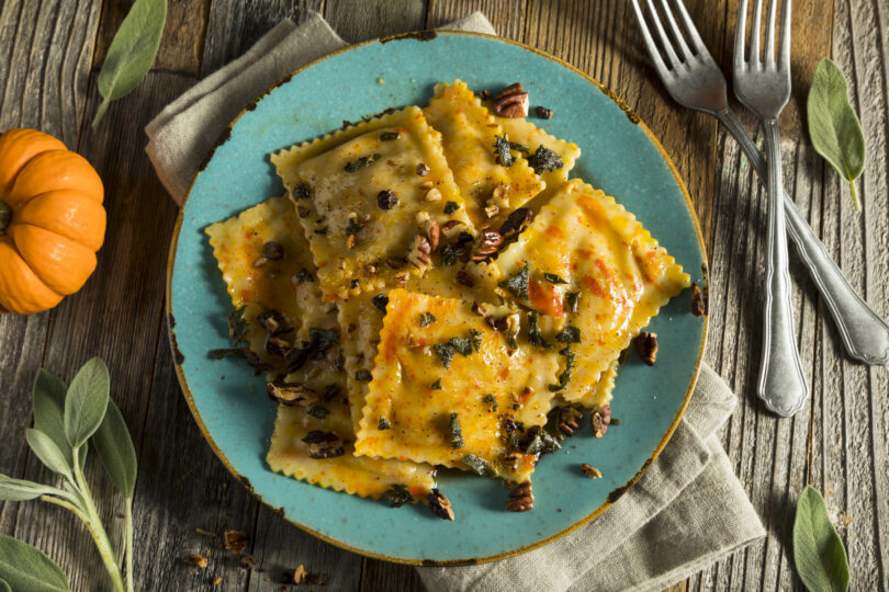 Photo de la recette : Recette ravioli à la citrouille