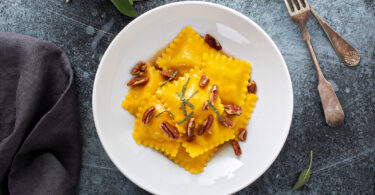 Photo de la recette : Recette raviolis de courge butternut