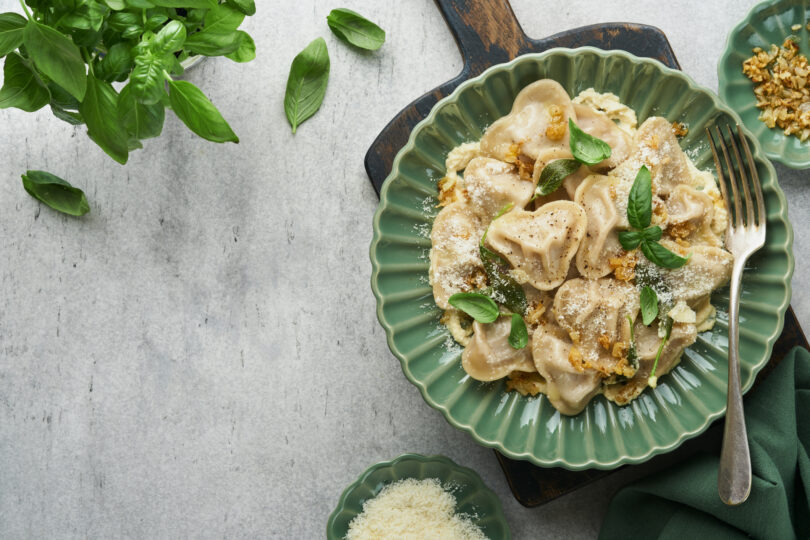Photo de la recette : Recette raviolis de boeuf à l'italienne maison