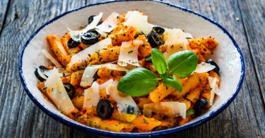 Photo de la recette : Recette rigatoni à la sauce pesto au basilic